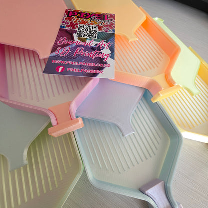 Luxury Set of 5 Stack-able Trays - Mermaid