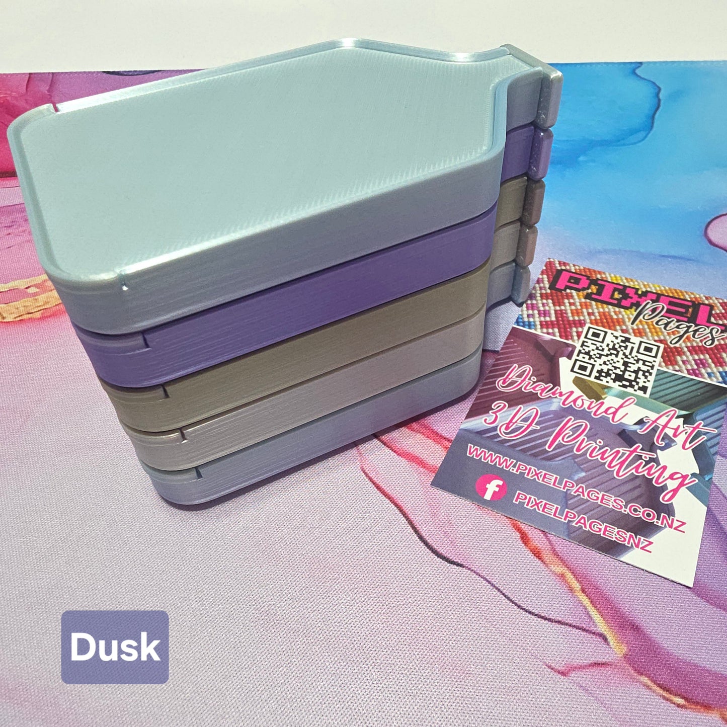 Luxury Set of 5 Stack-able Trays - Dusk