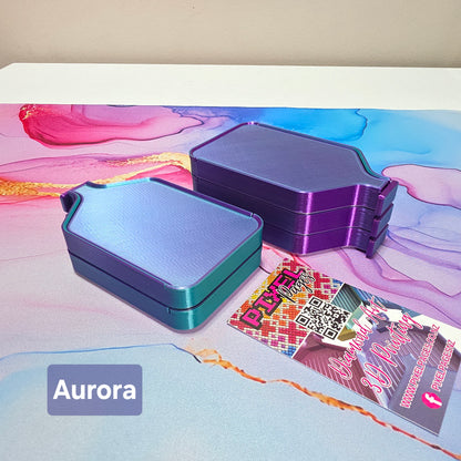 Luxury Stack-able Mini Trays 5 Pack - Pearly White & Duo-Colours
