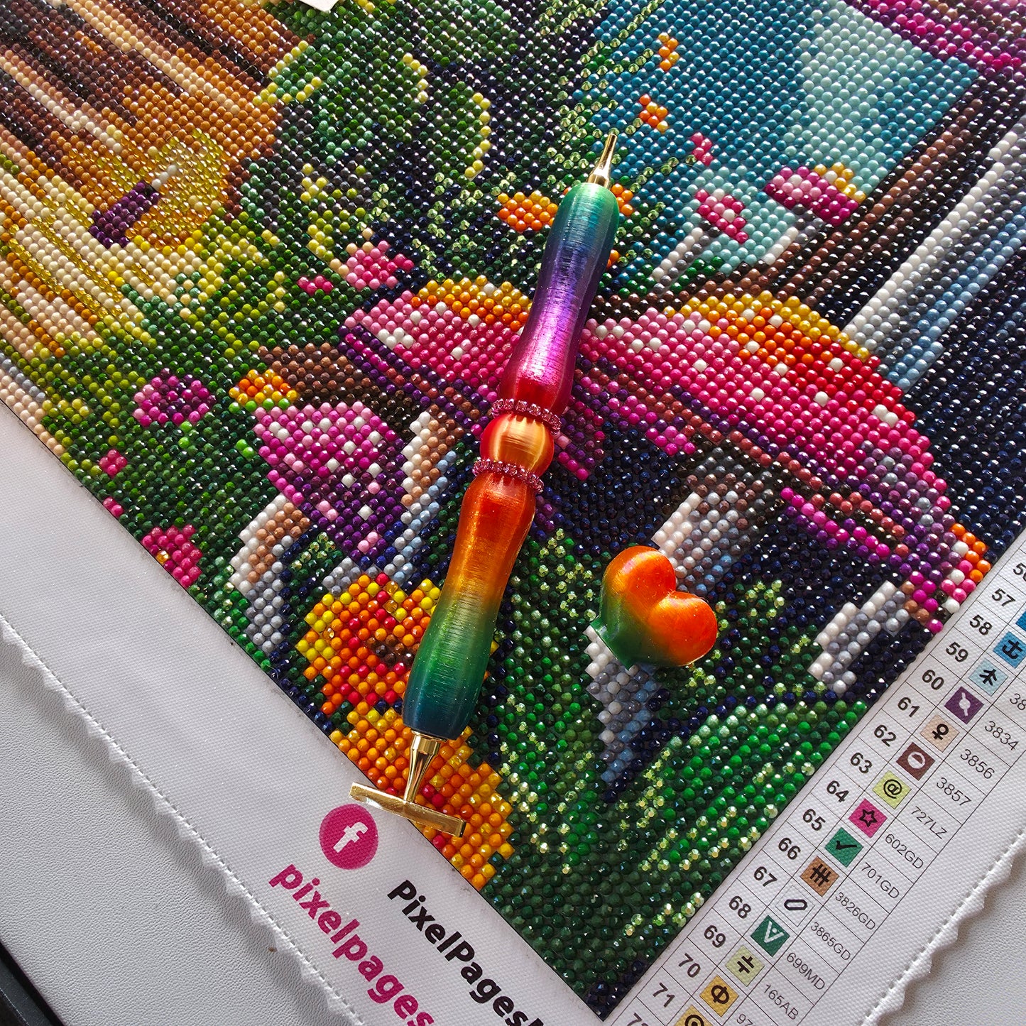 Sleek Pen For Threaded Tips - Skittles Bling