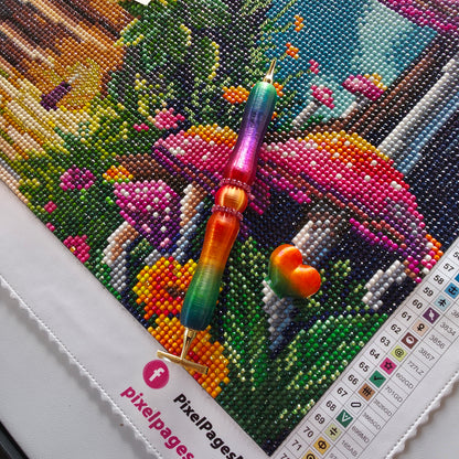 Sleek Pen For Threaded Tips - Skittles Bling