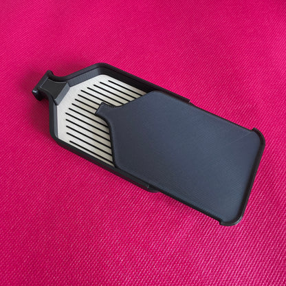 Luxury Mini Diamond Painting Drill Tray with Lid & Stopper - Pearl White & Ebony