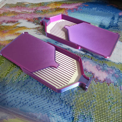Luxury Stack-able Trays - Pearly White & Duo-Colours