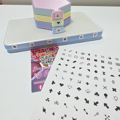 Diamond Painting Symbol Stickers