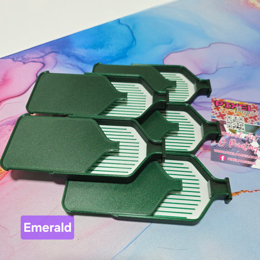 Luxury Set of 5 Stack-able Trays - Emerald
