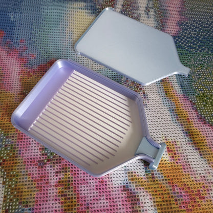 Luxury Set of 5 Stack-able Trays - Silk white & Fairytale