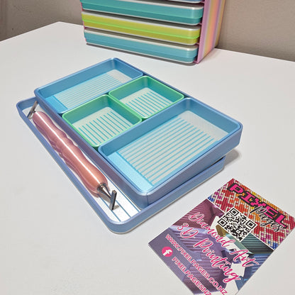 Pixel Palettes 2 Medium + 2 Small Trays