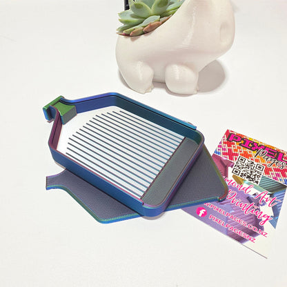 5 Pack Standard Size Stack-able Trays - Pearly White & Tri-Colour