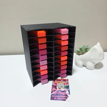 Luxury Set of 5 Stack-able Trays - Strawberry Sorbet
