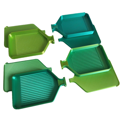 Luxury Set of 5 Stack-able Trays - Electric Emerald