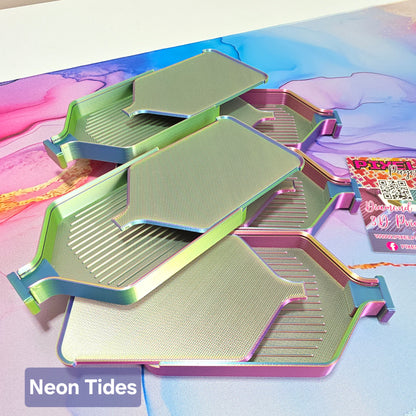 Luxury Stack-able Trays - Tri-Colours