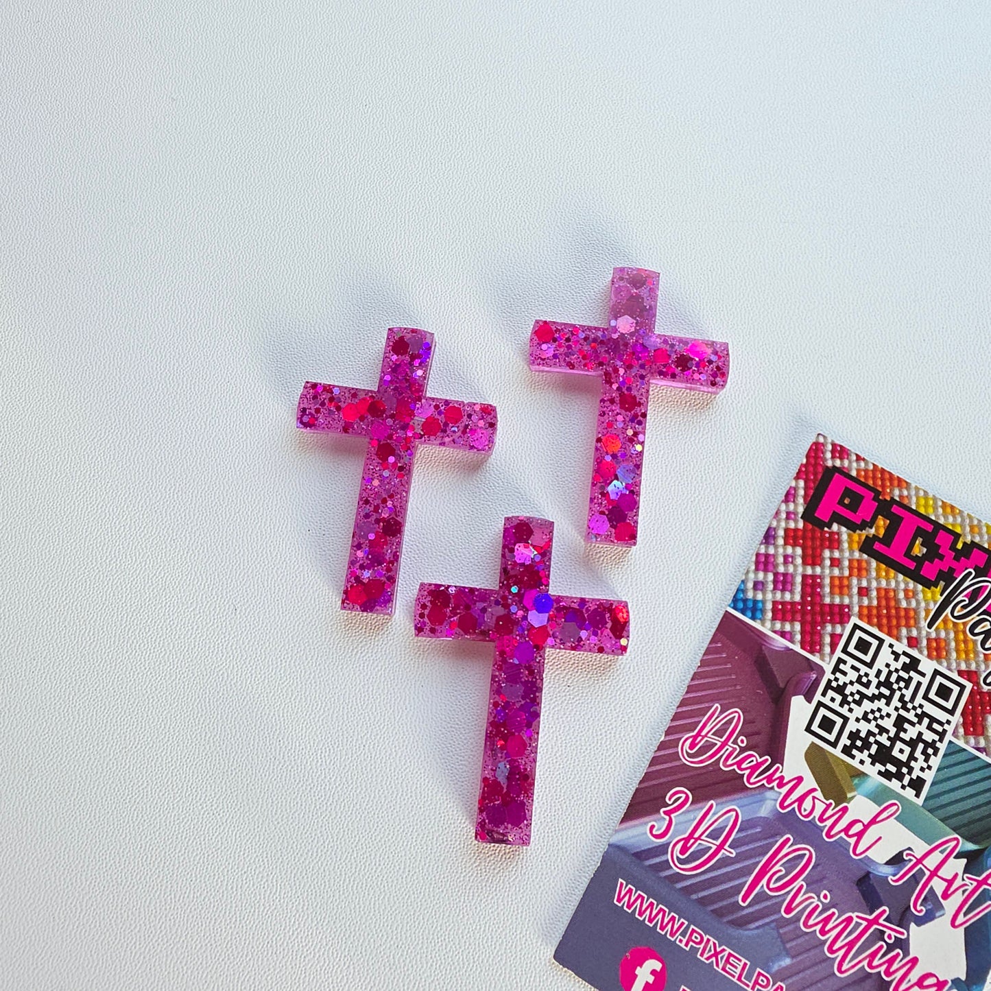 Handmade Resin Cross Cover Minders