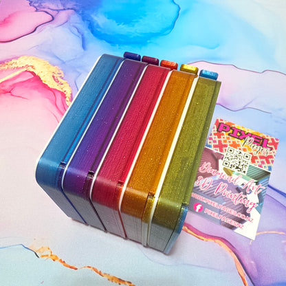 Luxury Set of 5 Stack-able Trays - Gemstone