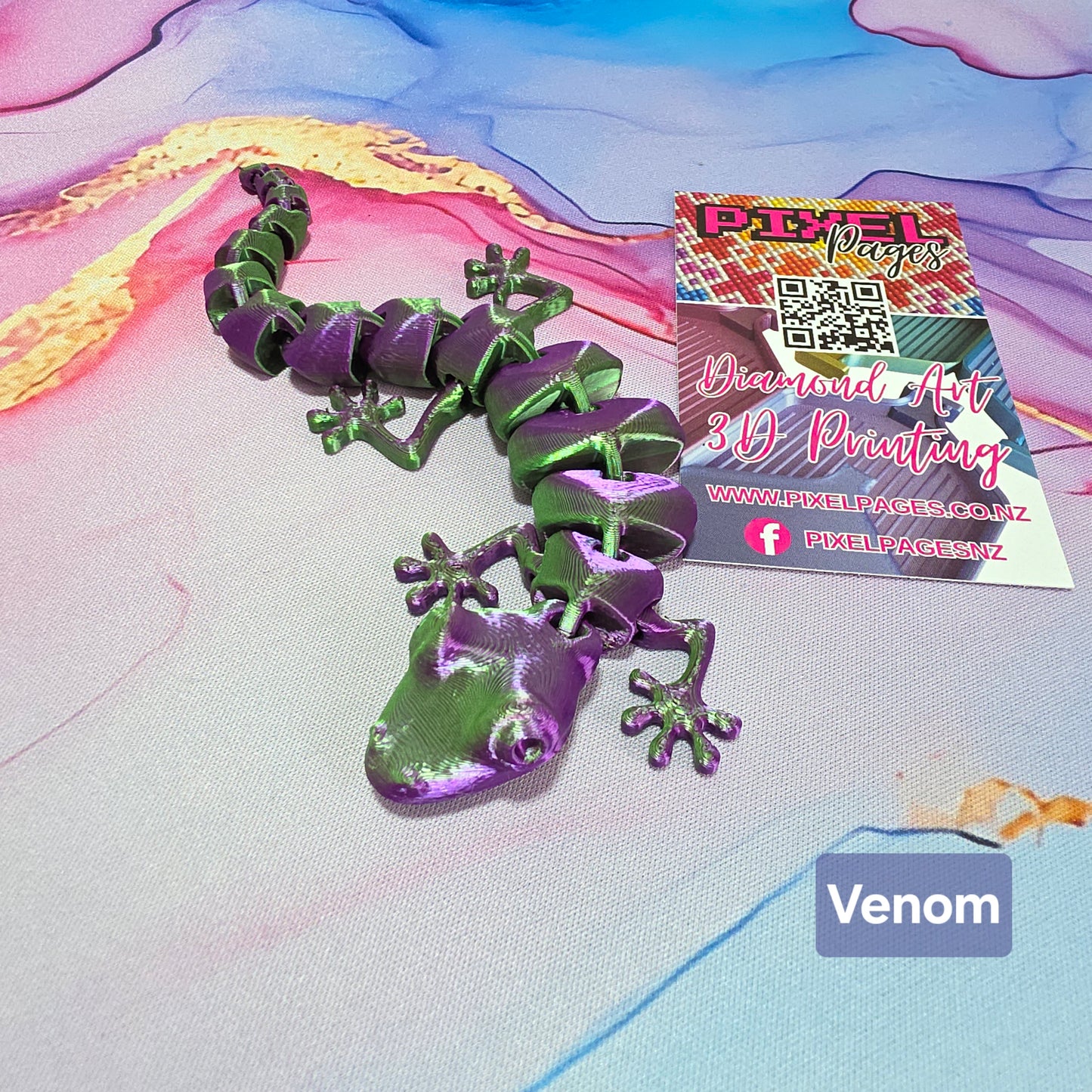 Diamond Painting Pals 3D Printed Cover Minders - Gecko