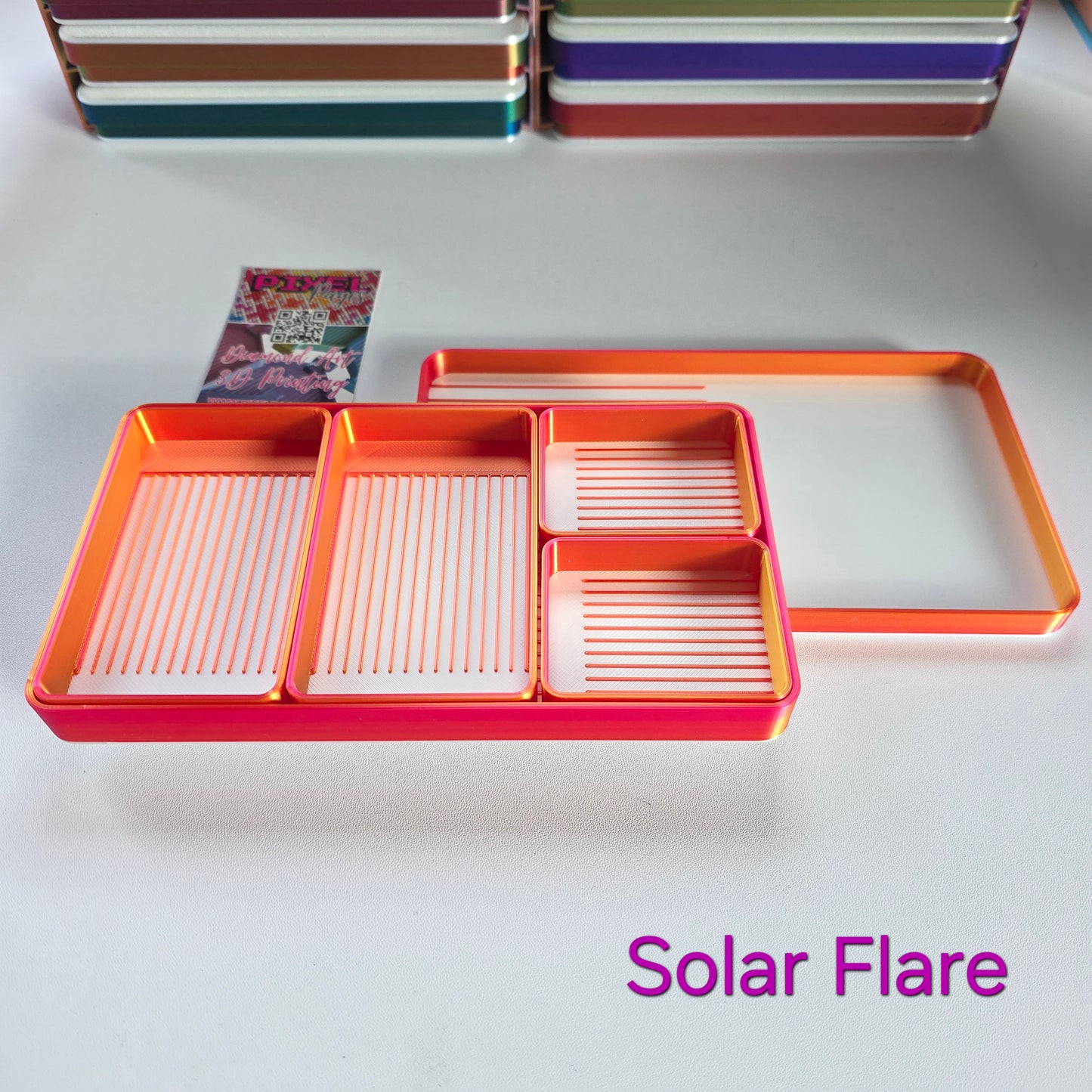 Pixel Palettes 2 Medium + 2 Small Trays