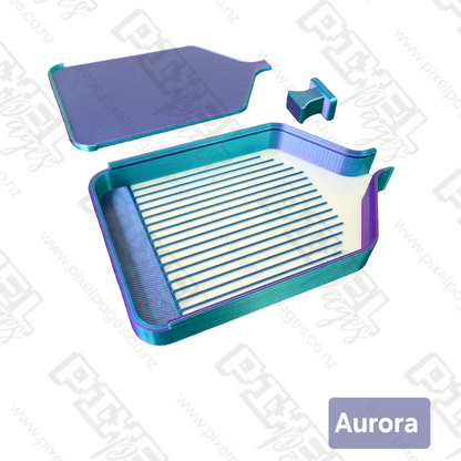 Luxury 5 Pack Stack-able Trays - Pearly White & Duo-Colours