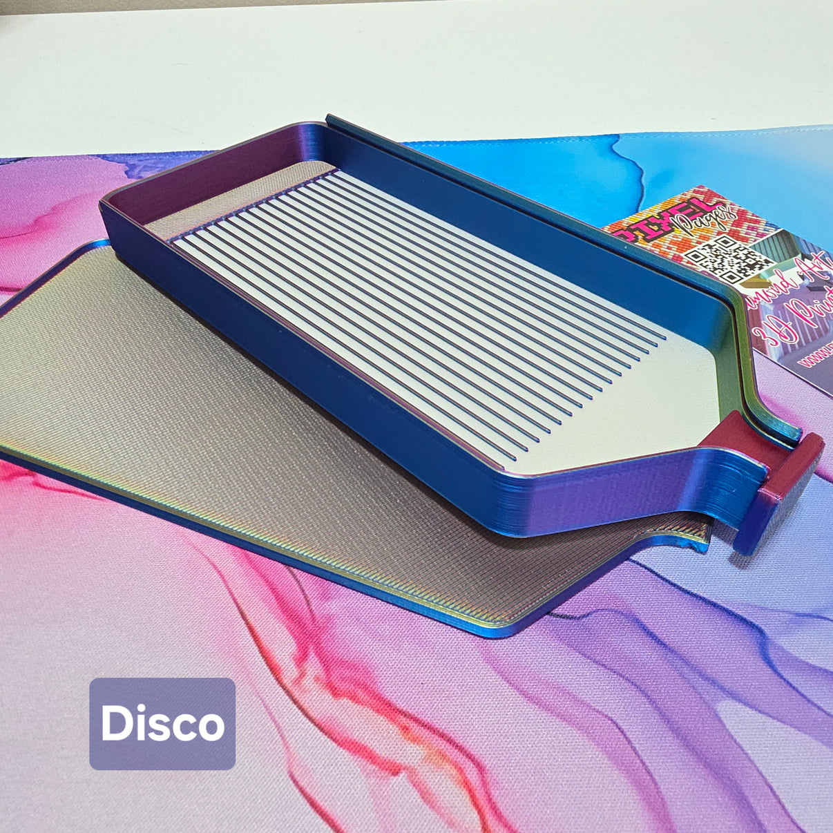 Luxury Set of 5 Stack-able Trays - Tri-Colours