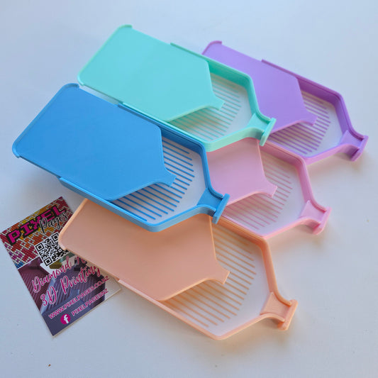Luxury Set of 5 Stack-able Trays - Pastels