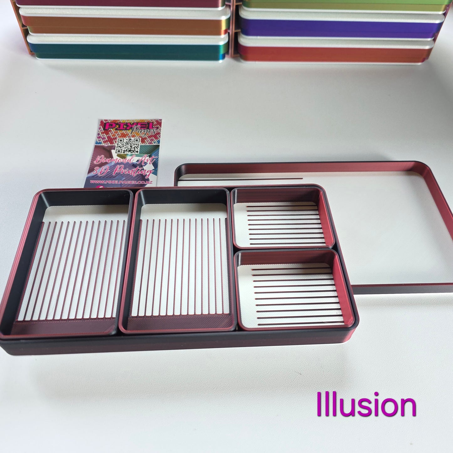 Pixel Palettes 2 Medium + 2 Small Trays