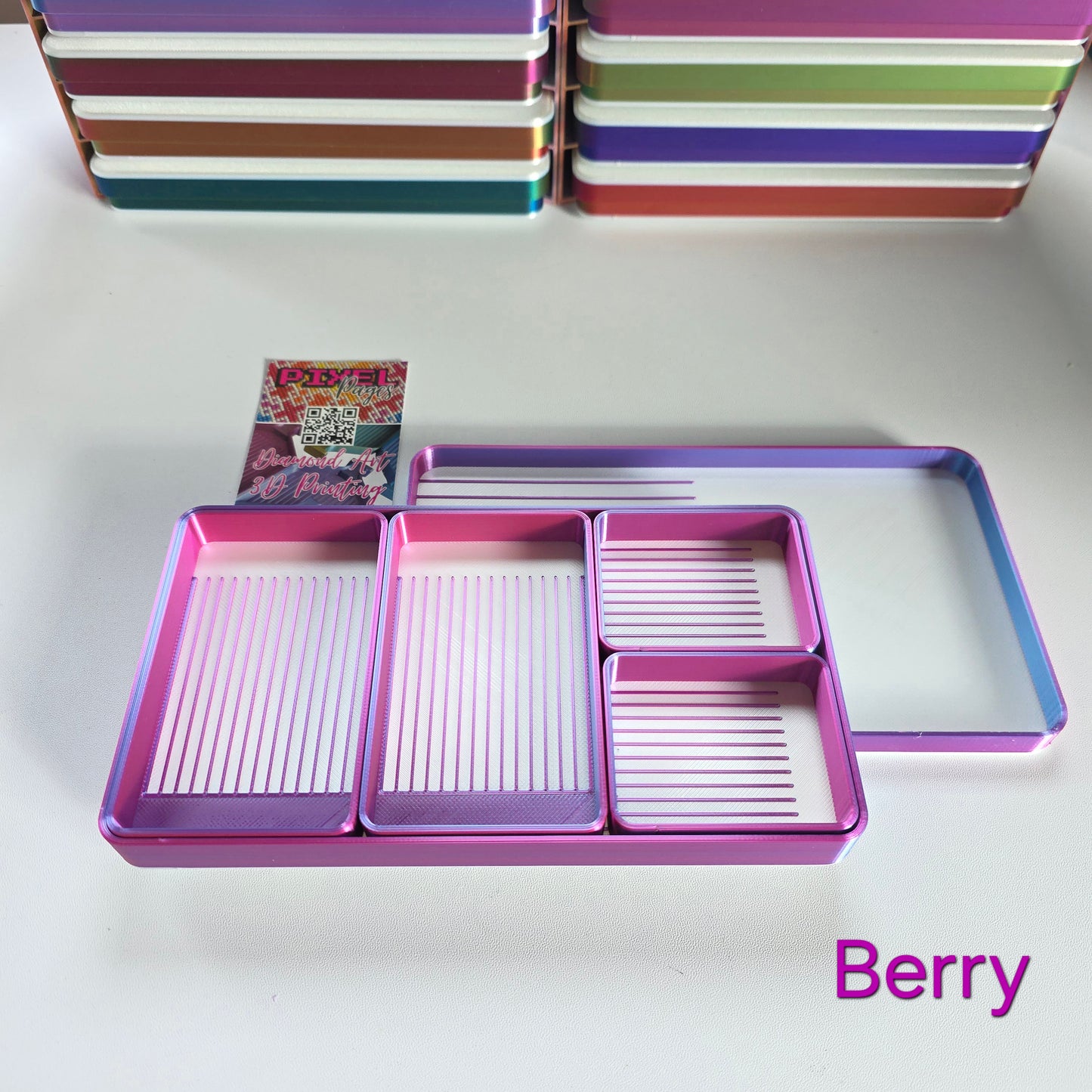 Pixel Palettes 2 Medium + 2 Small Trays
