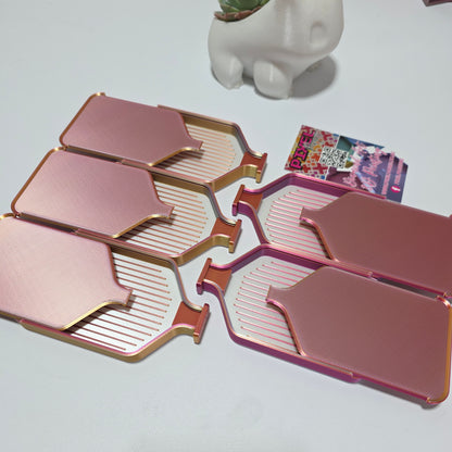 Luxury Mini Set of 5 Stack-able Trays - Pearl White & Phoenix