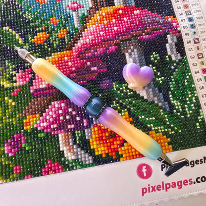 Sleek Pen For Refillable Tip - Prism Bling
