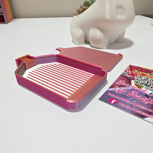 Luxury Mini Set of 5 Stack-able Trays - Pearl White & Phoenix