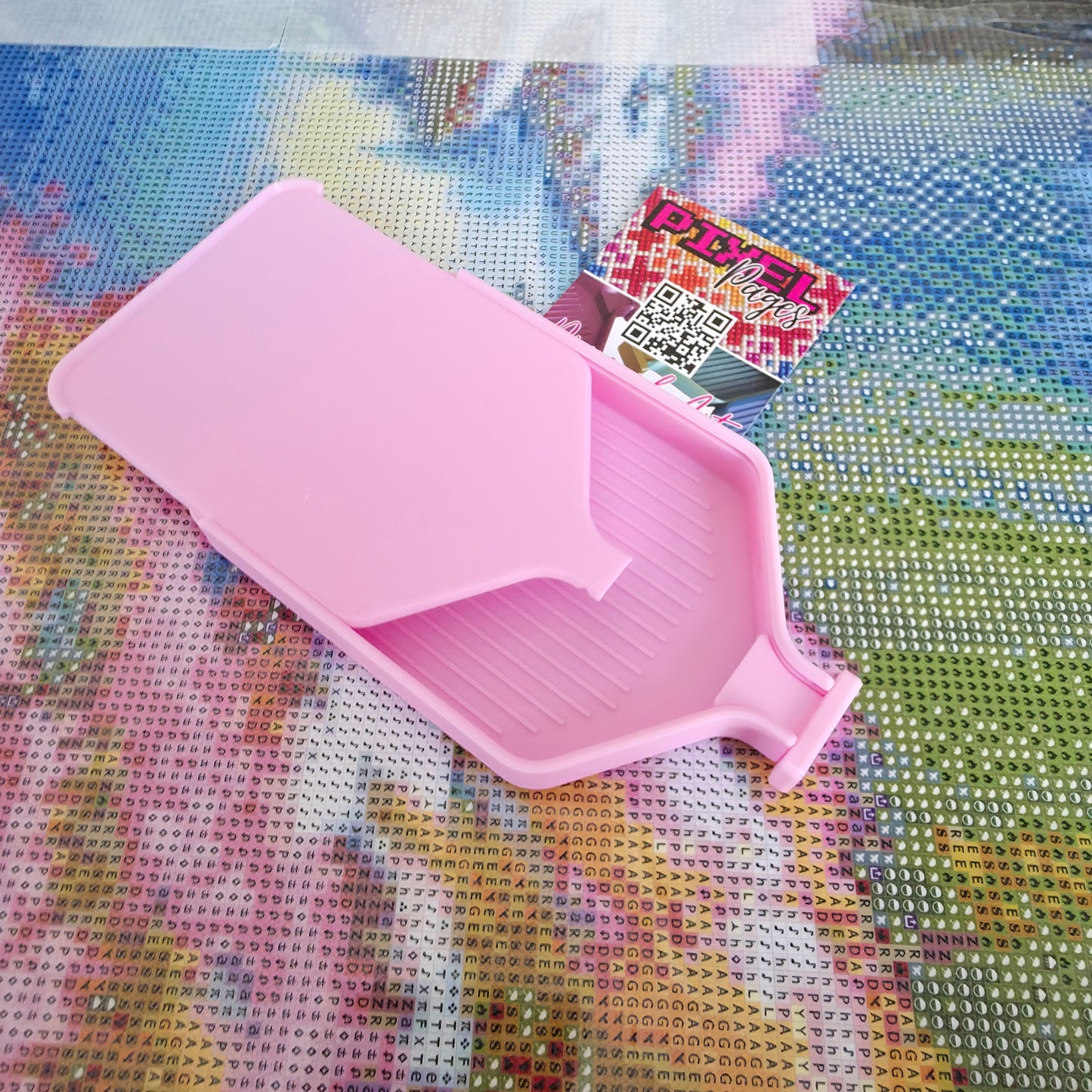 Luxury Diamond Painting Drill Tray with Lid & Stopper - Standard Singles