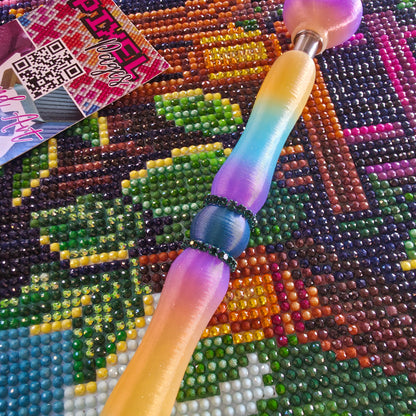 Sleek Pen For Refillable Tip - Prism Bling