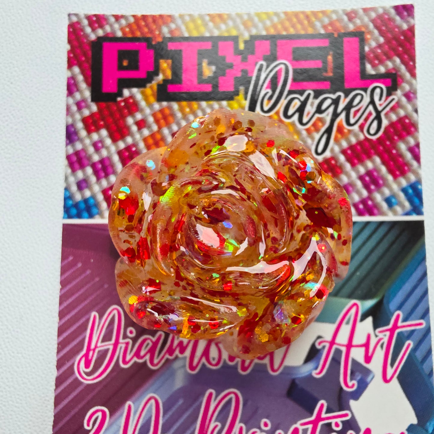 Handmade Resin Flower Cover Minders