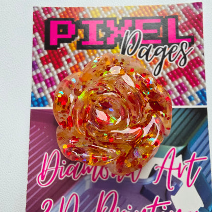 Handmade Resin Flower Cover Minders
