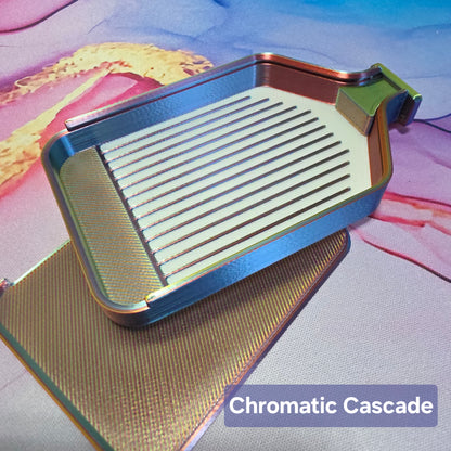 Luxury Set of 5 Stack-able Trays - Tri-Colours