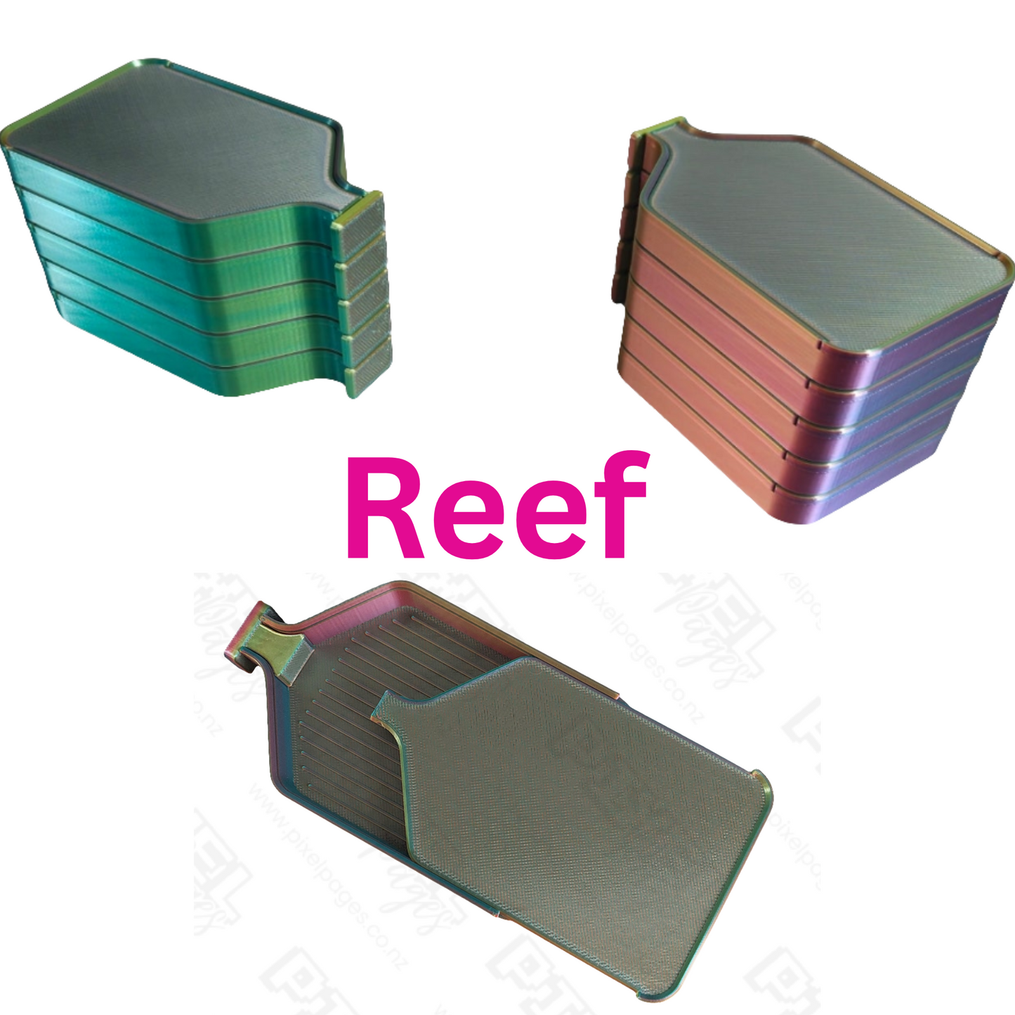 Luxury Stack-able Trays - Tri-Colours