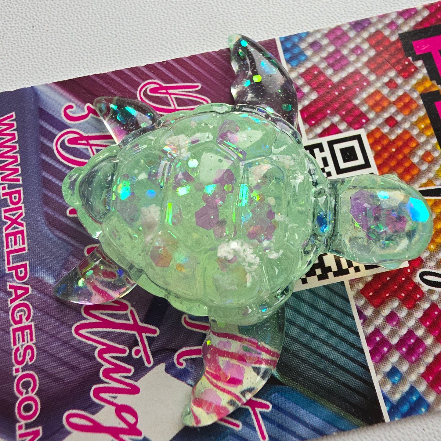 Handmade Resin Turtle Cover Minders