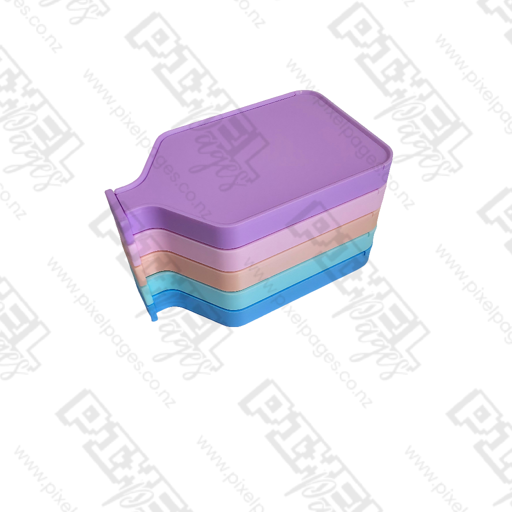 Luxury Mini Set of 5 Stack-able Trays - Pastels