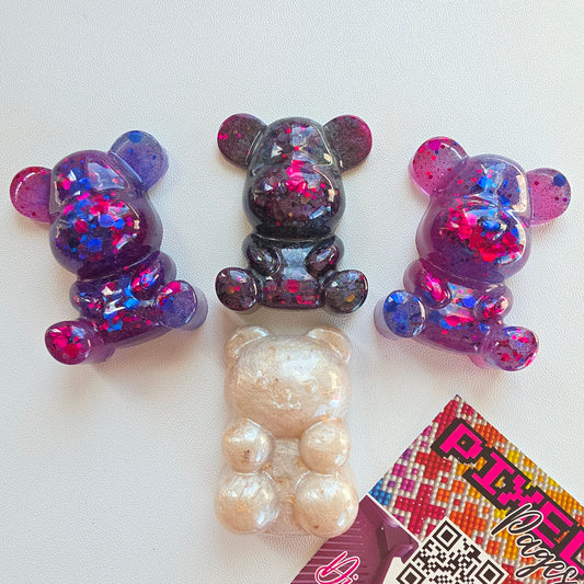 Handmade Resin Bear Cover Minders