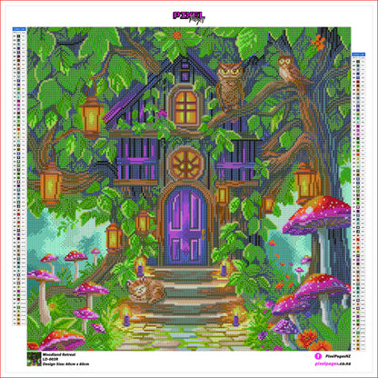Woodland Retreat - Round