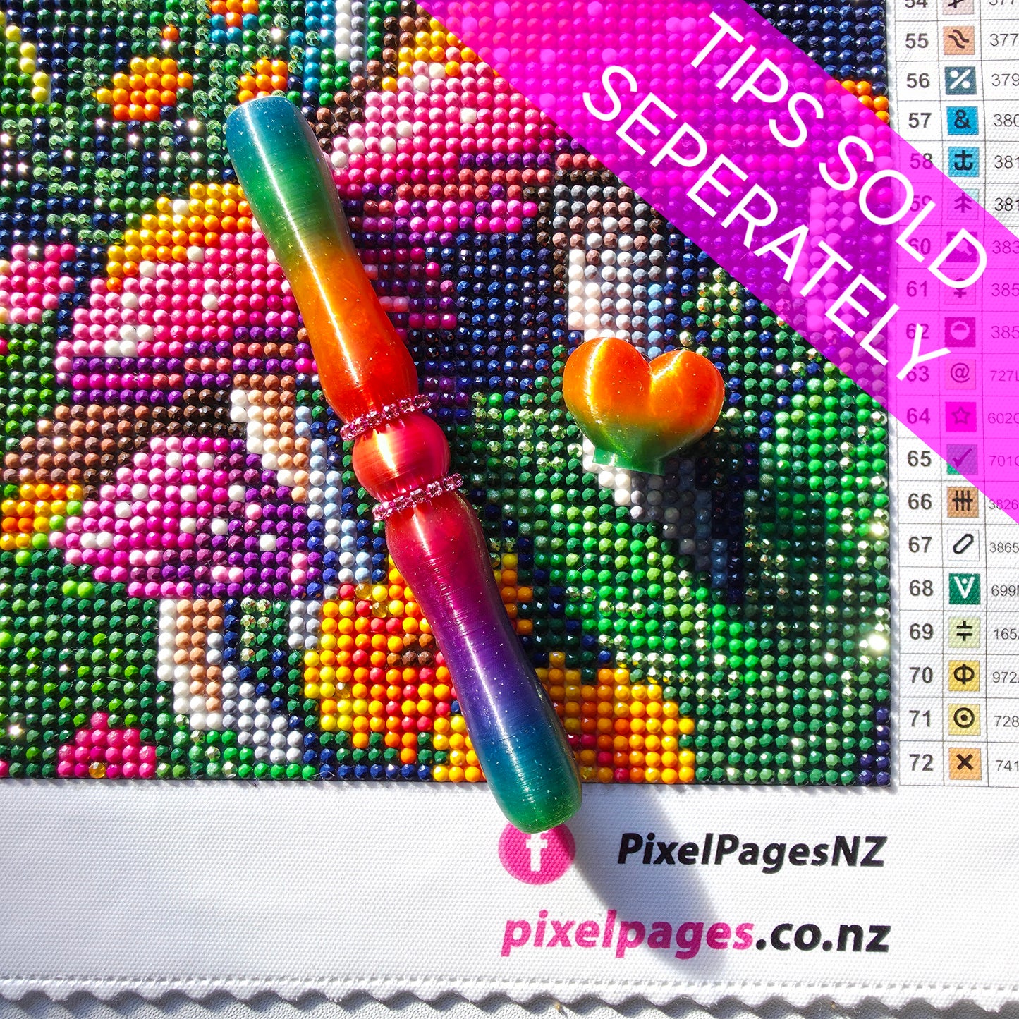 Sleek Pen For Threaded Tips - Skittles Bling