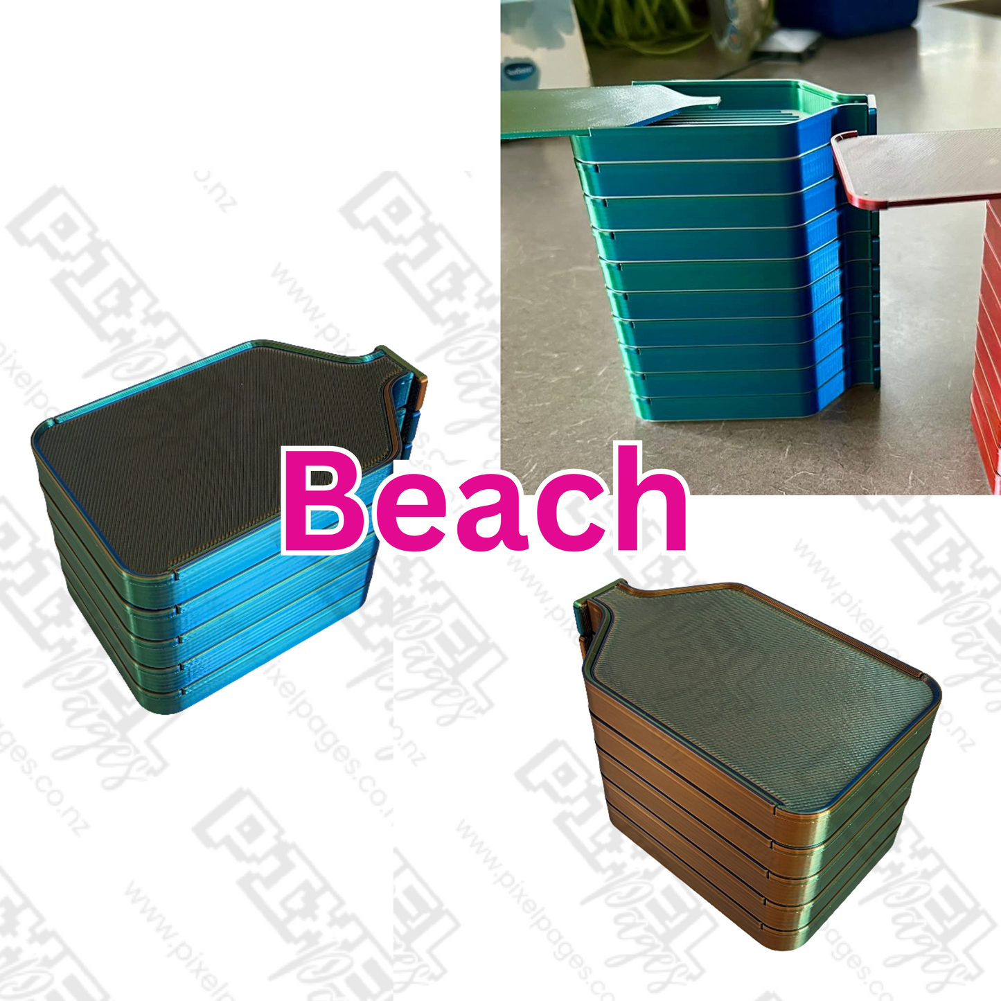 Luxury Stack-able Trays - Tri-Colours