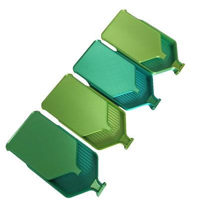 Luxury Set of 5 Stack-able Trays - Electric Emerald