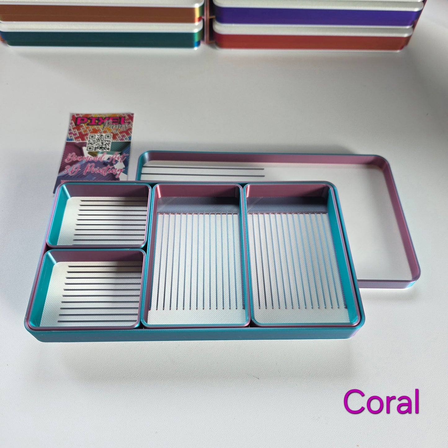 Pixel Palettes 2 Medium + 2 Small Trays