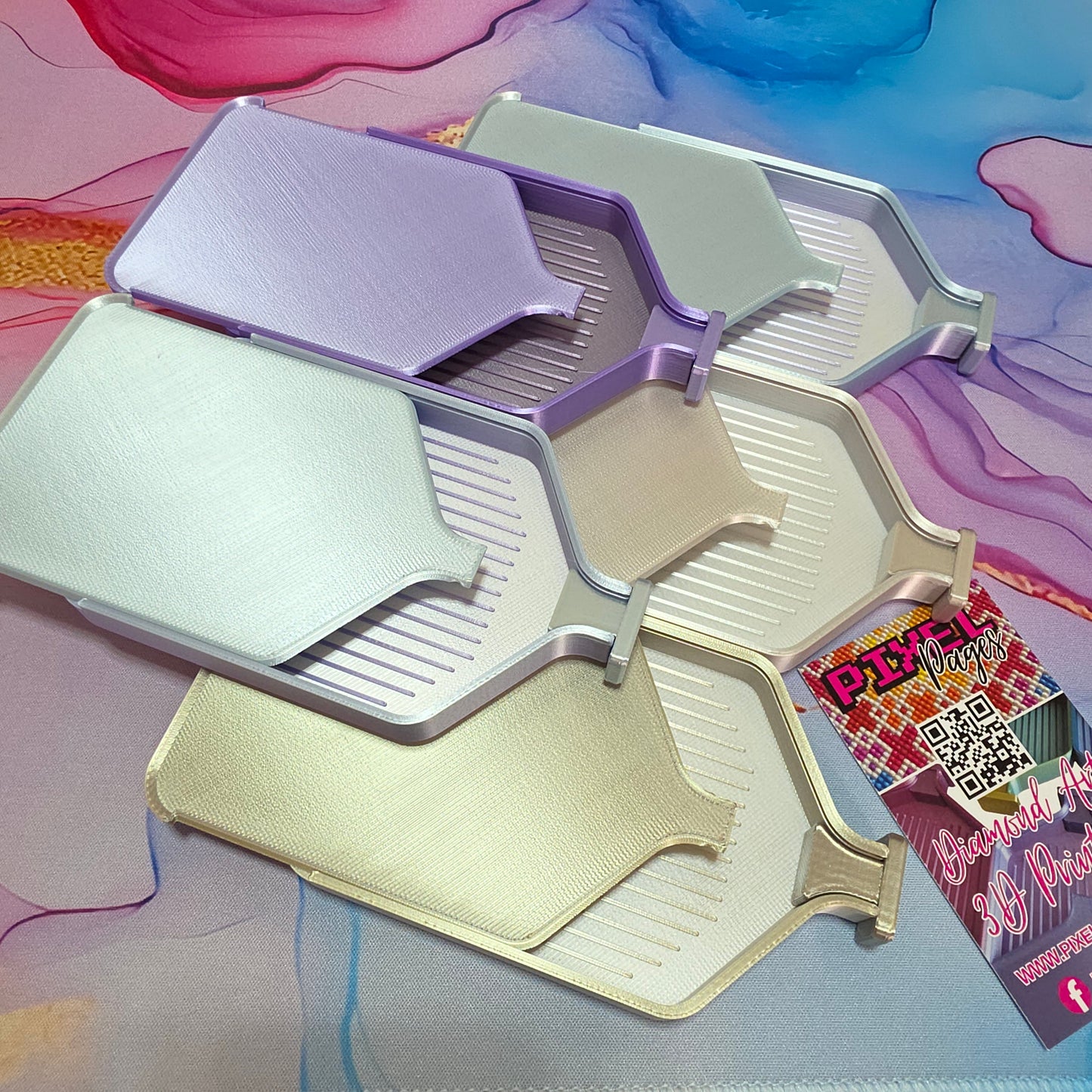 Luxury Set of 5 Stack-able Trays - Dusk