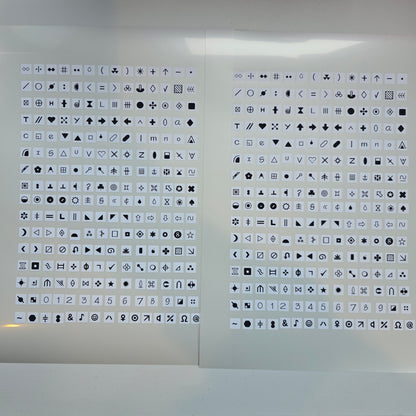 Diamond Painting Vinyl Symbol Stickers - 400+ Symbols!