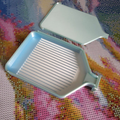 Luxury Set of 5 Stack-able Trays - Silk white & Fairytale