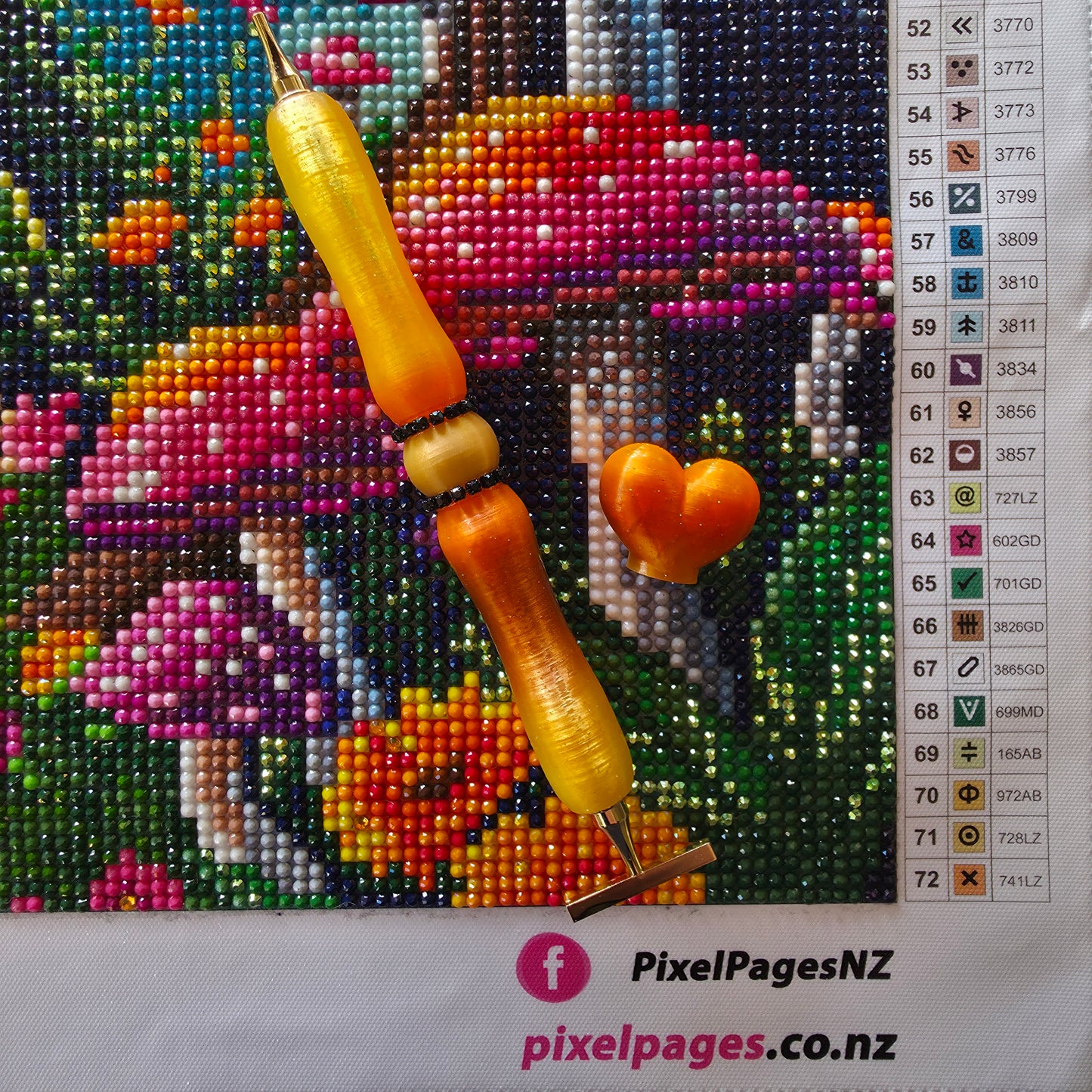 Sleek Pen For Threaded Tips - Sunflower Bling
