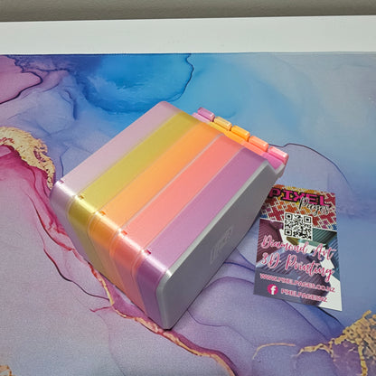Luxury Set of 5 Stack-able Trays - Sherbet