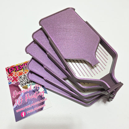 Luxury Mini Diamond Painting Drill Tray with Lid & Stopper -  Glitter Dust Singles