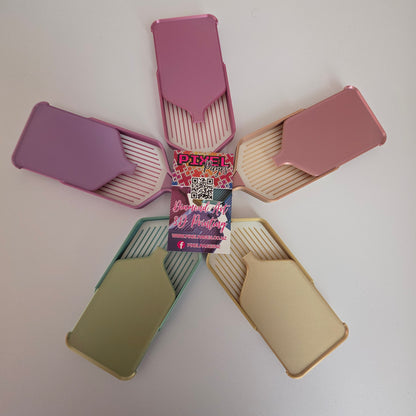 Luxury Mini Set of 5 Stack-able Trays - Pearl White & Paddle Pop