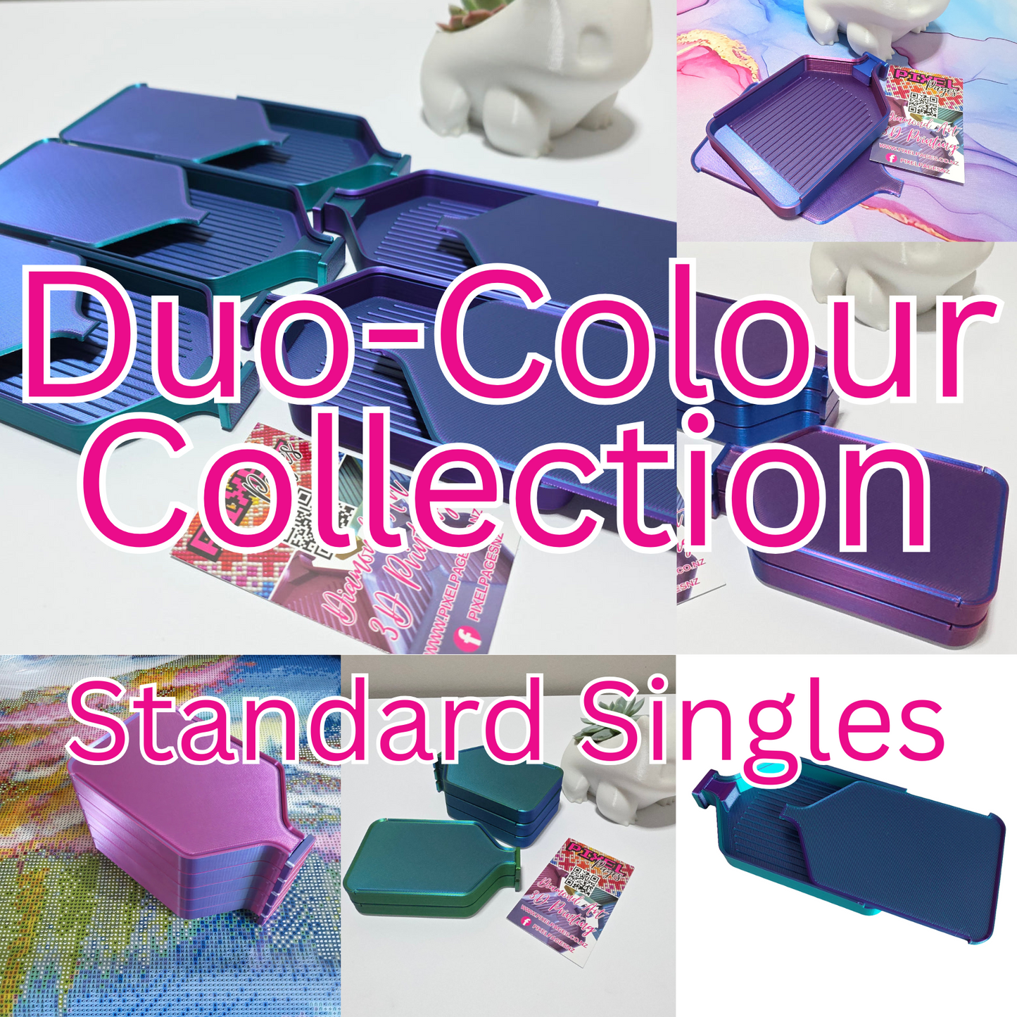 Luxury Stack-able Trays - Duo-Colours