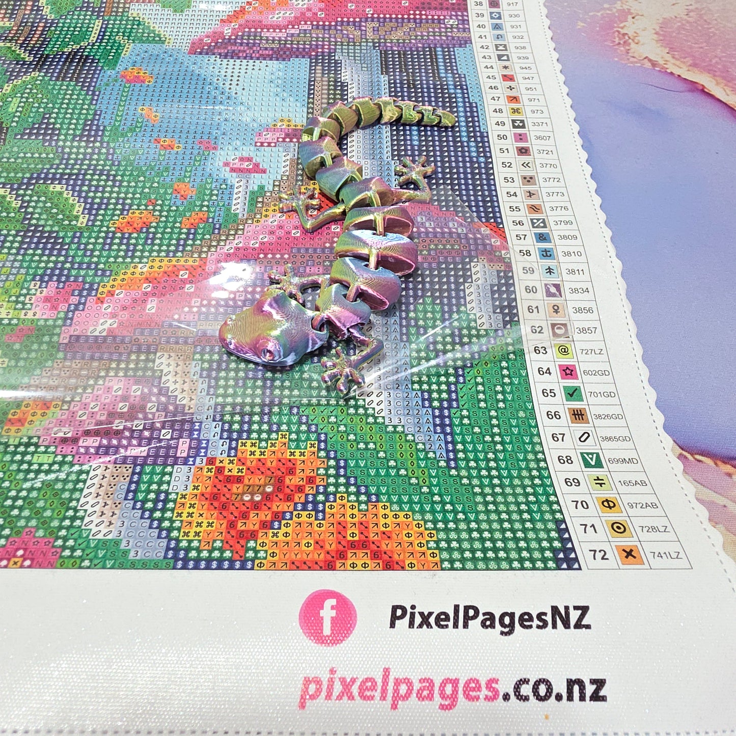 Diamond Painting Pals 3D Printed Cover Minders - Gecko